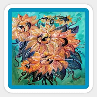 Sunflowers Sticker